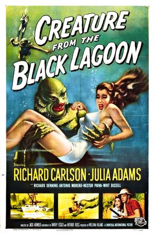 Creature from the black lagoon movie poster